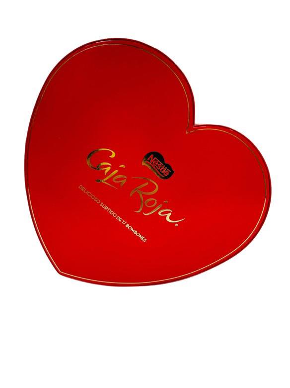 Caja Roja de Bombones Nestlé
