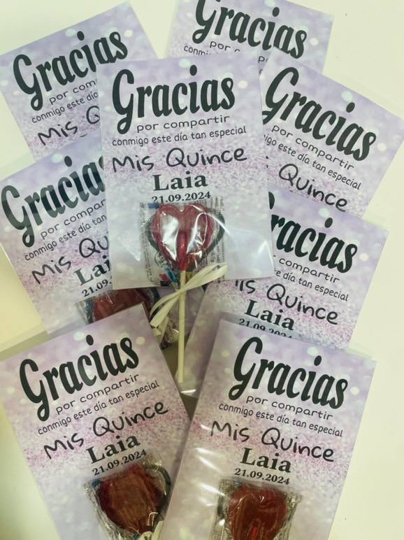 Piruleta Personalizada para Eventos Especiales