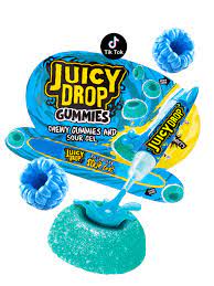 Juicy Drop Gummies Frambuesa